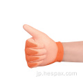 Hespax ESDカーボンファイバーグローブPUライトワーク